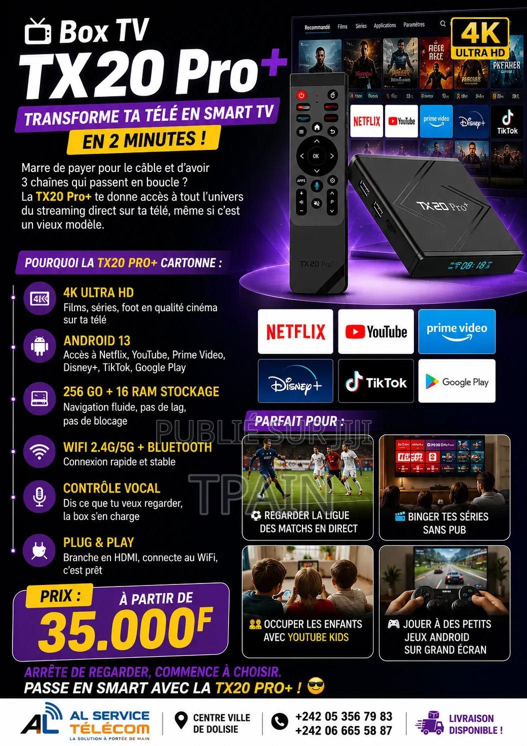 Tx20 Pro+ 256 G De Mémoire Et 16G De RAM