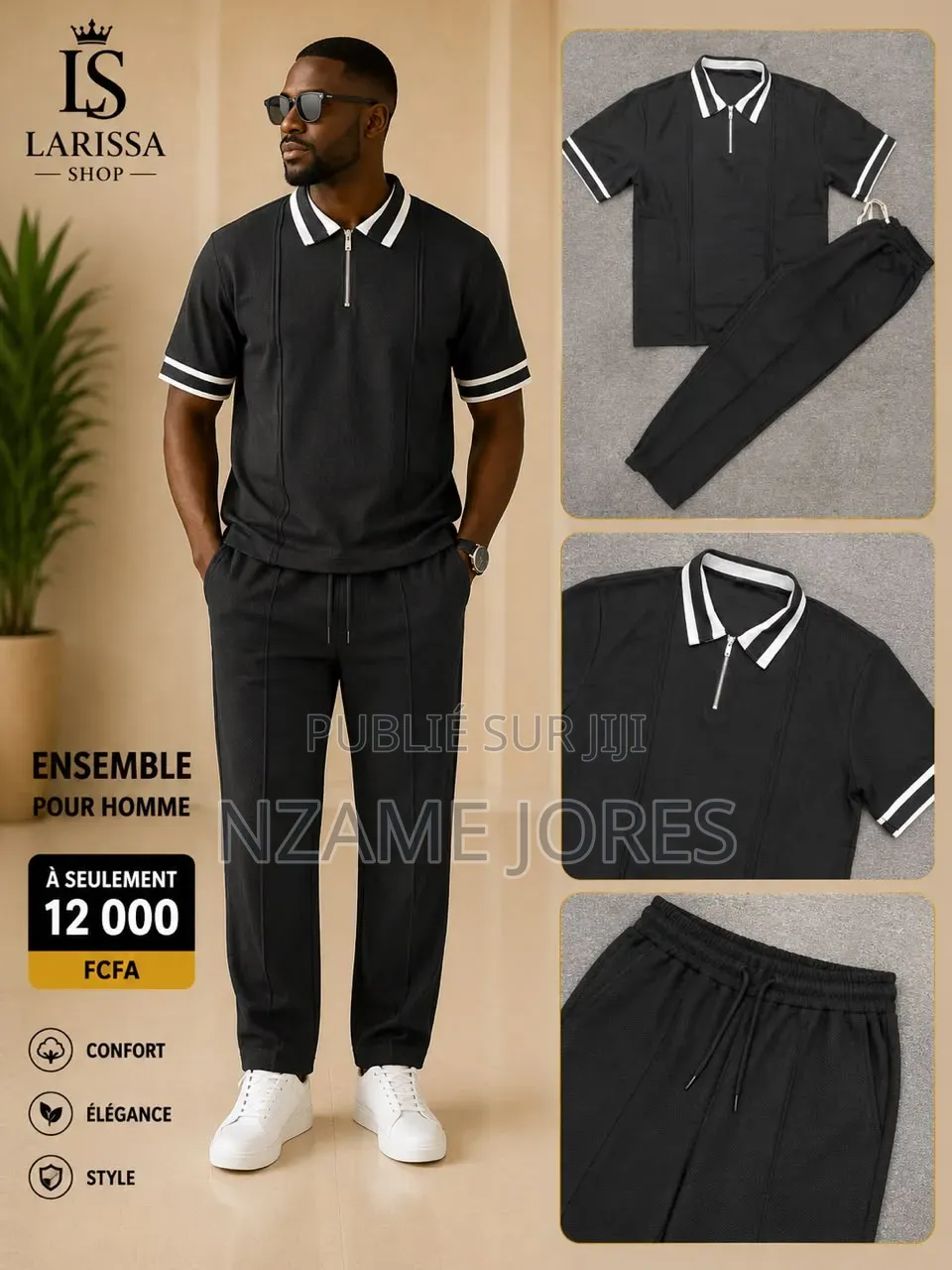 Complet Chemise Coup Élégant
