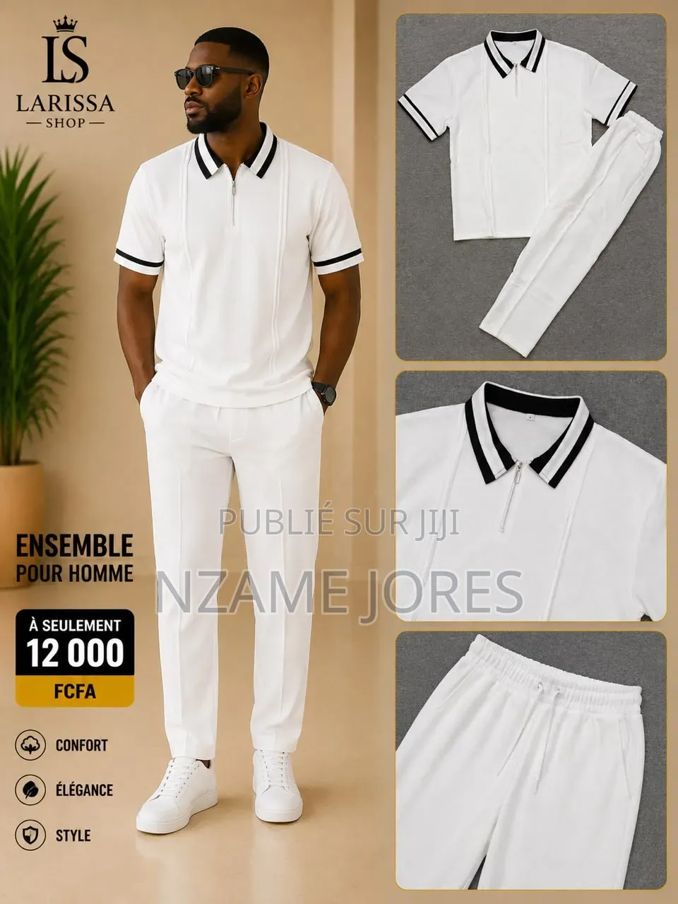 Complet Chemise Coup Élégant