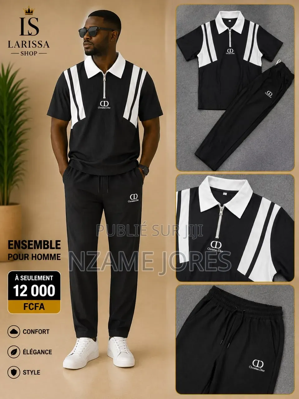 Complet Chemise Coup Élégant