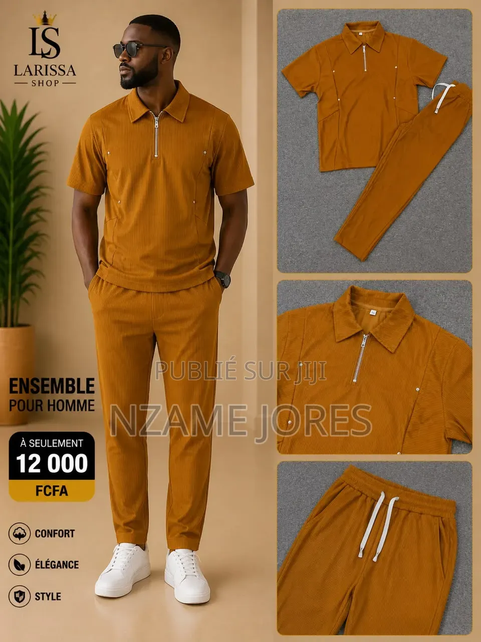 Complet Chemise Coup Élégant