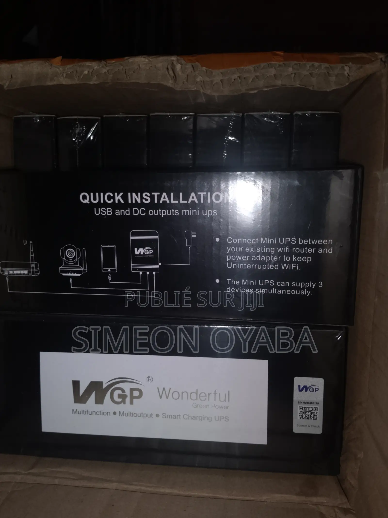 Minu Ups Alimentation De Secours Pour Wifi New Pas Encore Utilisé