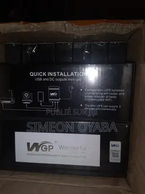 Minu Ups Alimentation De Secours Pour Wifi New Pas Encore Utilisé