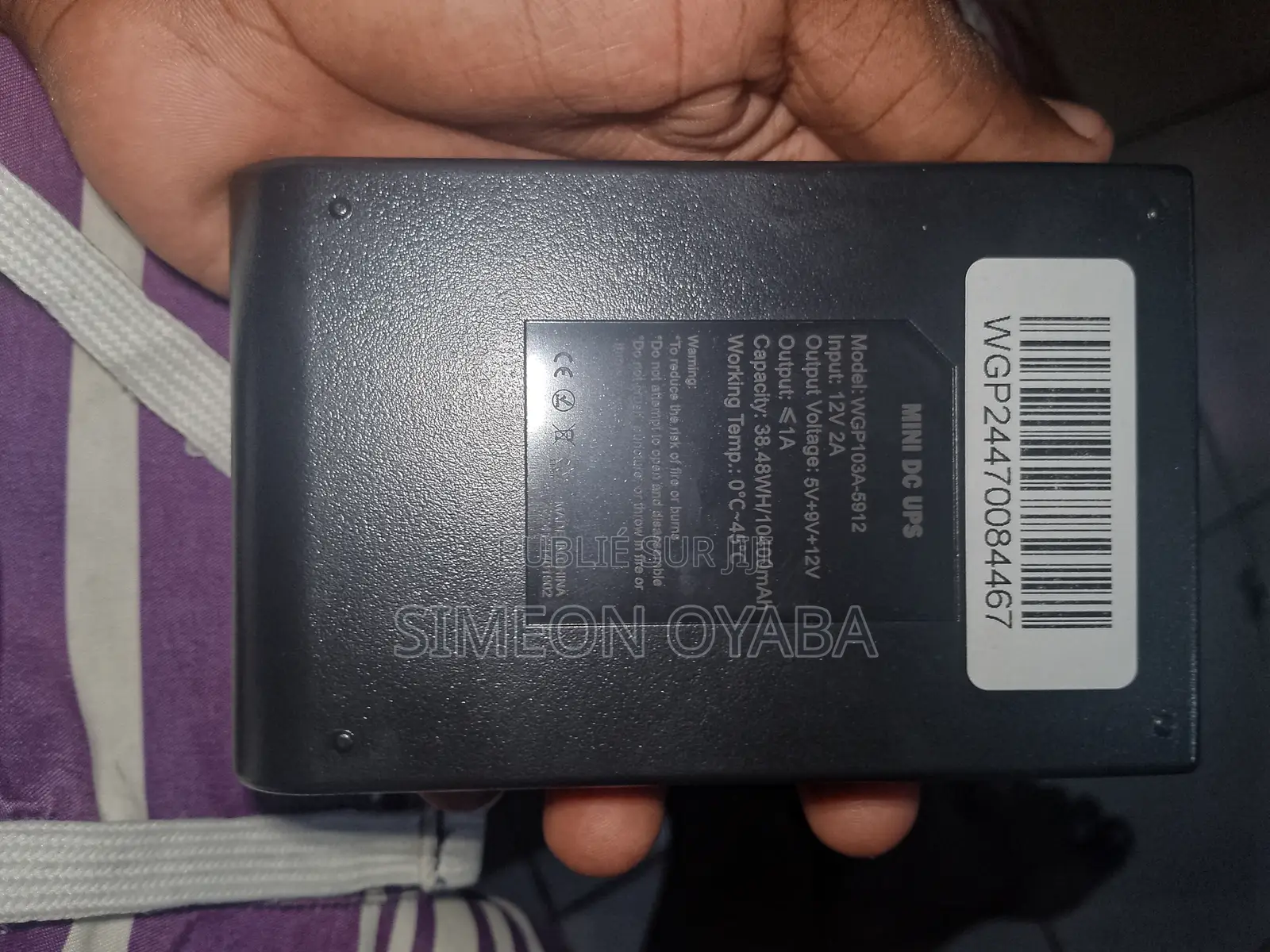 Minu Ups Alimentation De Secours Pour Wifi New Pas Encore Utilisé