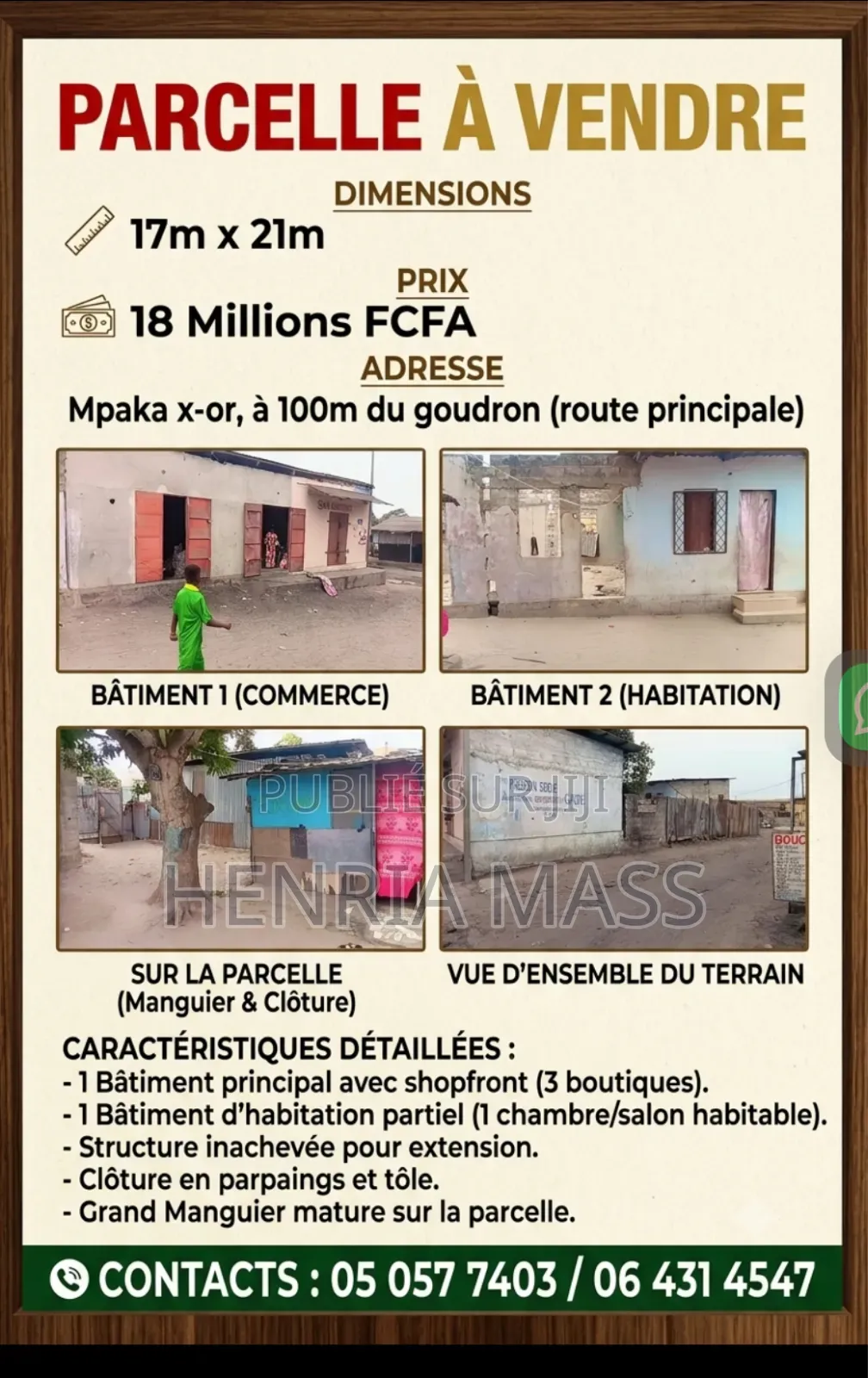 Parcelle À Vendre