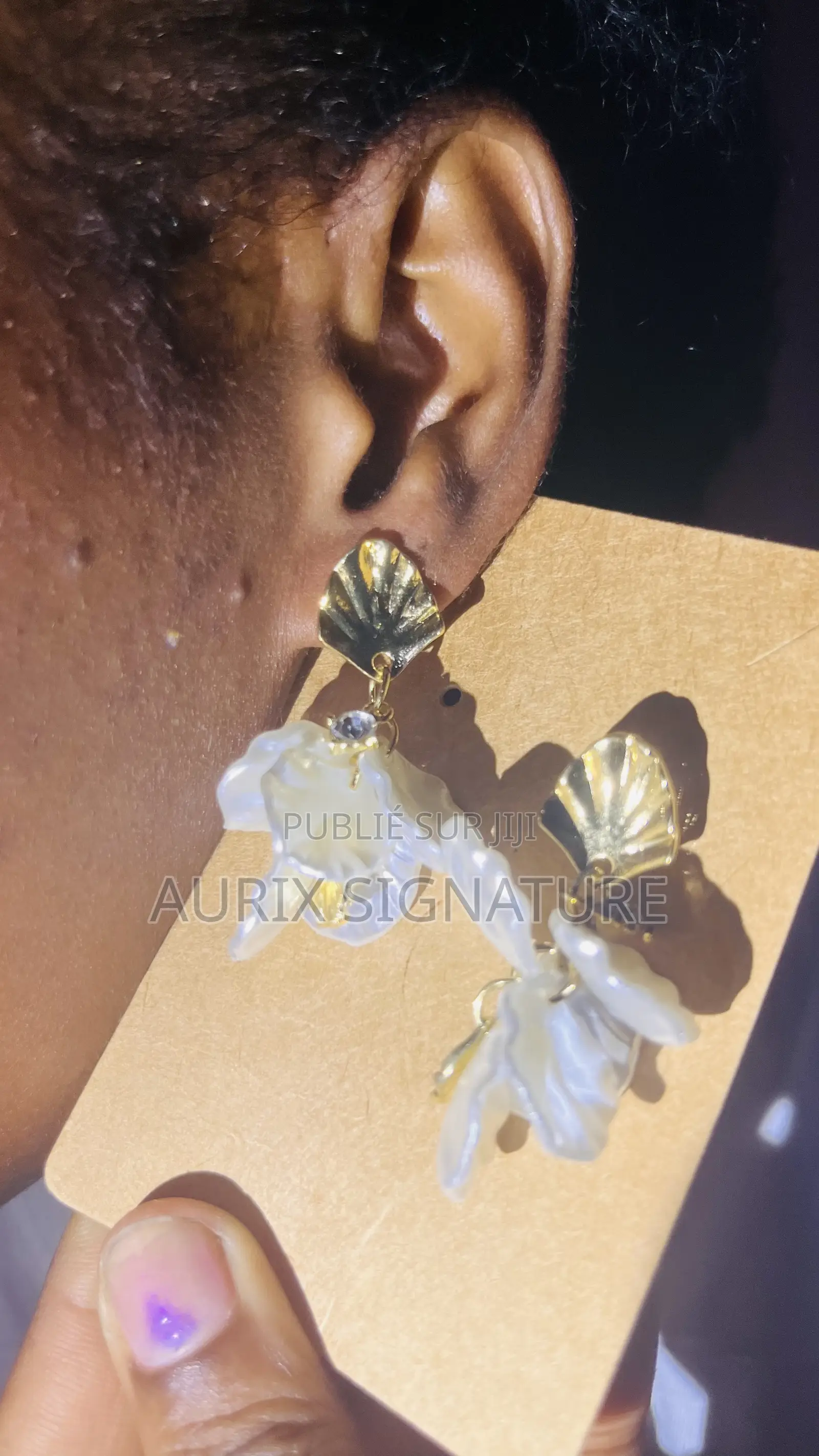 Boucles D’oreilles Fleurs