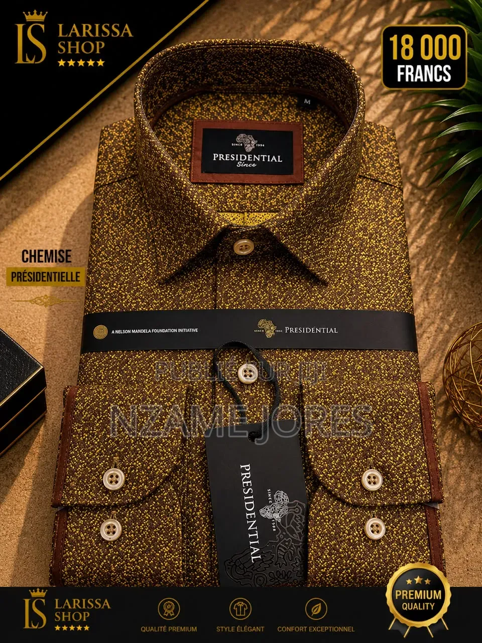 Chemise Présidentielle Premium