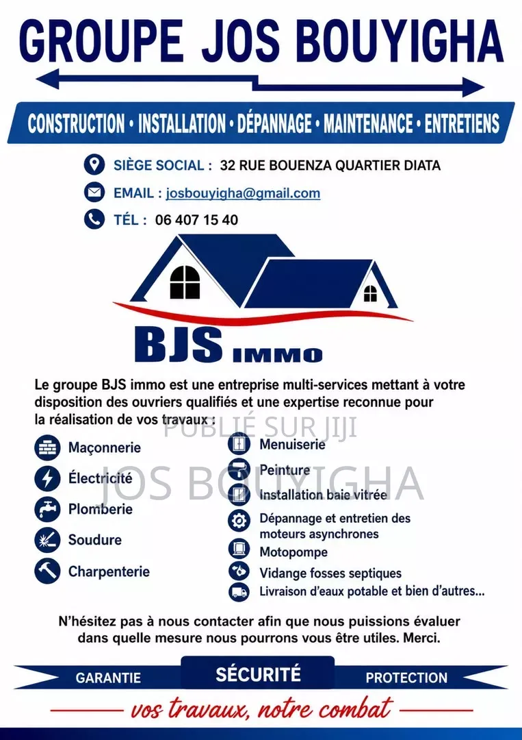 Construction Installation Réparation Et Maintenance