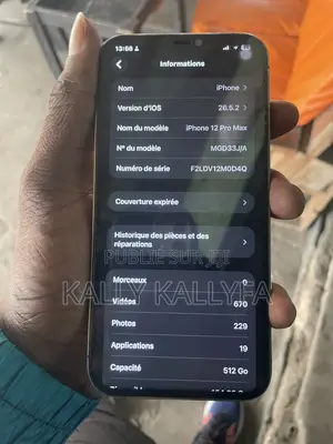 Apple iPhone 12 Pro Max 512 GB Doré