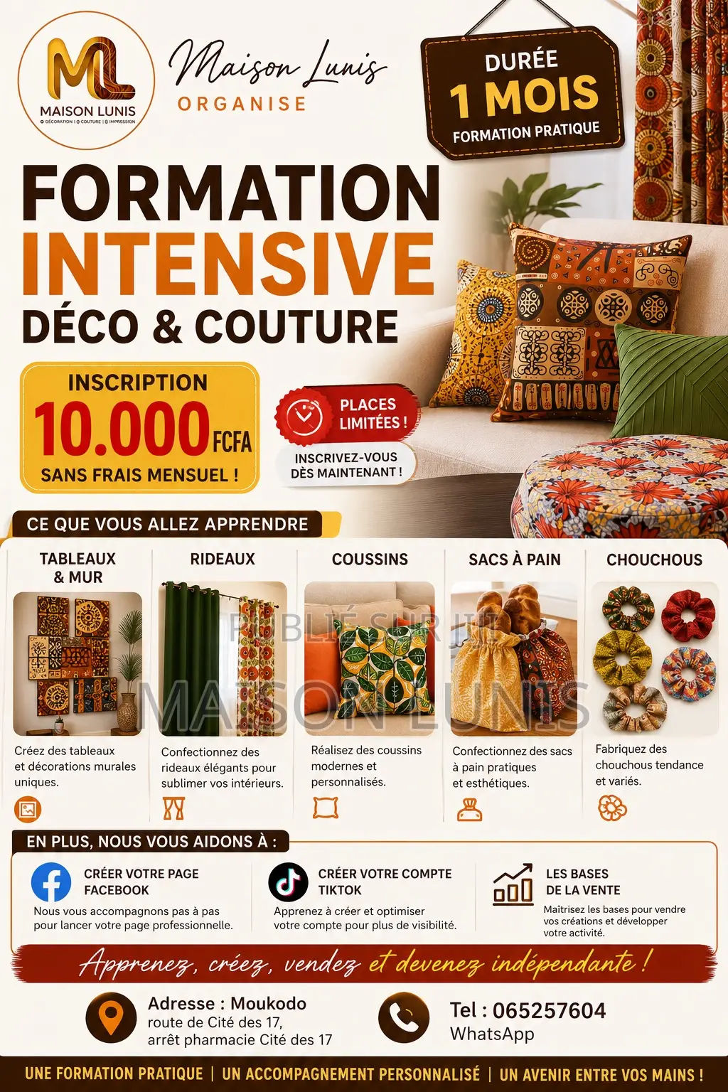 Formation en Accessoires Décoratif