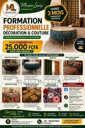 Formation en Accessoires Décoratif