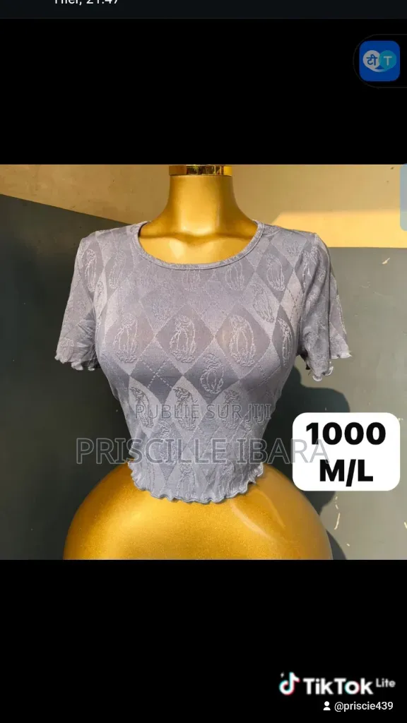 Crop Top Pour Femme