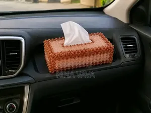 Boîte À Mouchoirs en Perle 100% Fait À La Main