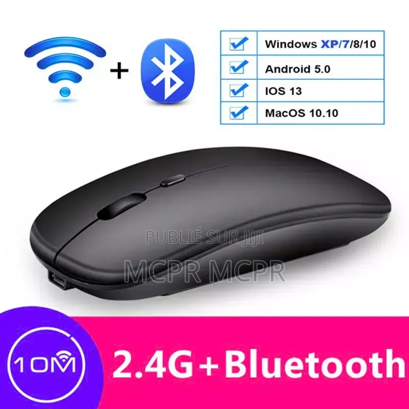 Souris Sans Fil Rechargeable Type C