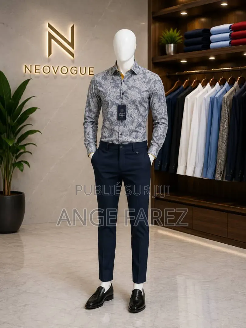 Chemise Présidentielle+pantalon Tissus