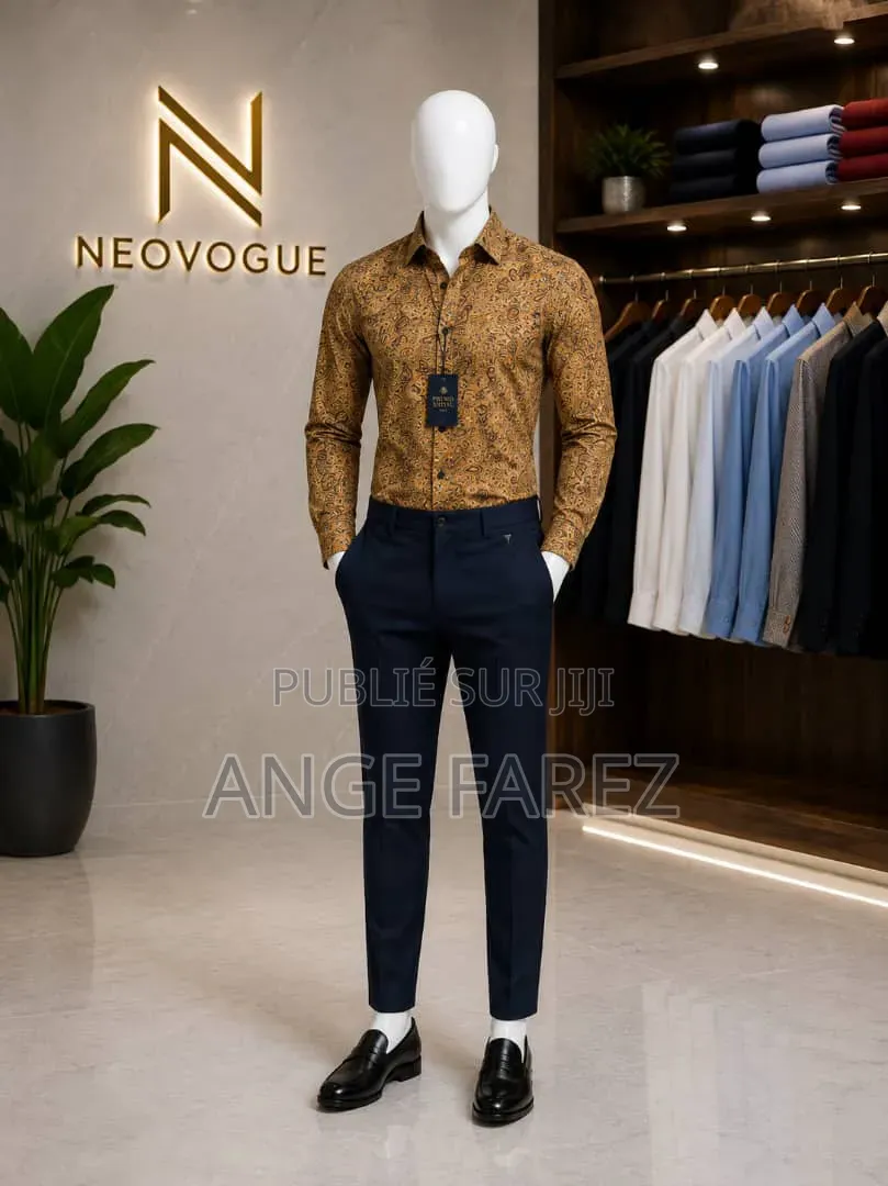 Chemise Présidentielle+pantalon Tissus