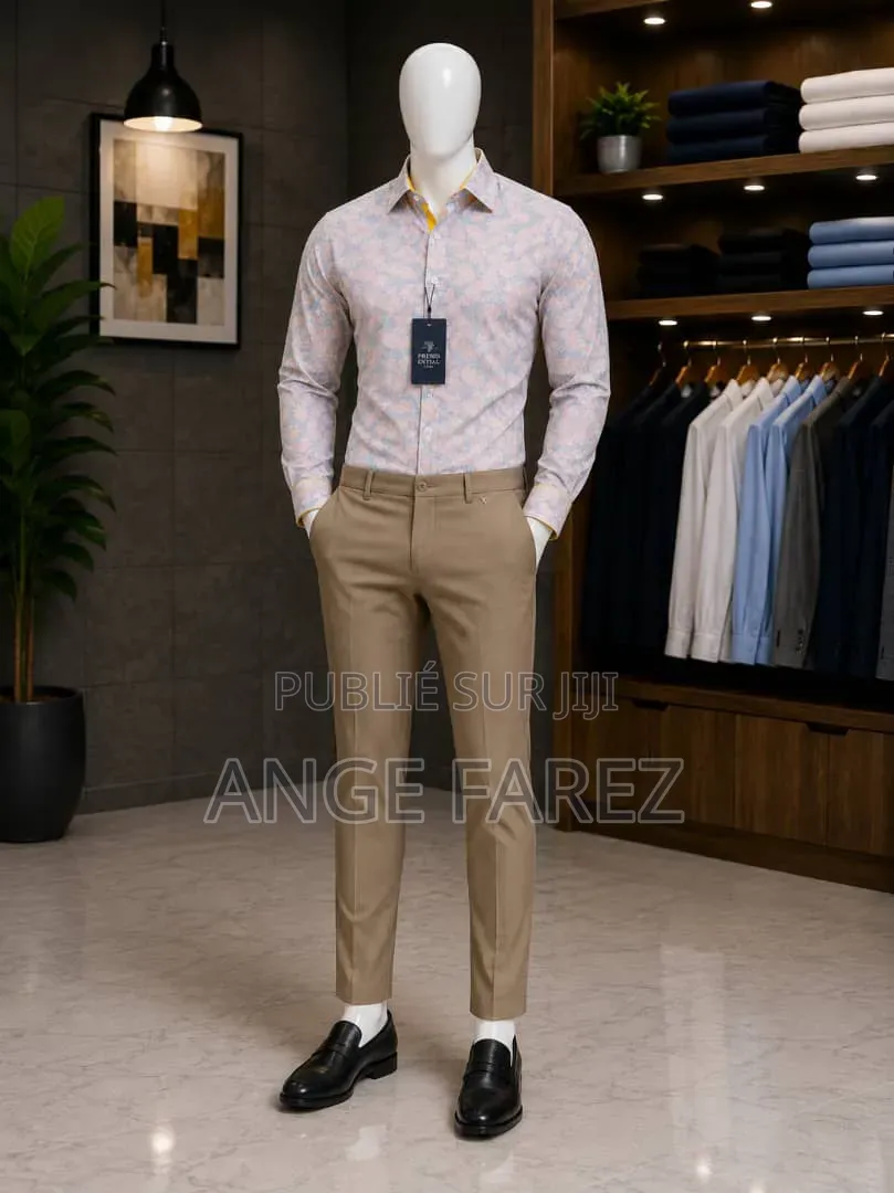 Chemise Présidentielle+pantalon Tissus
