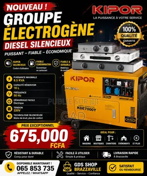 Groupe Électrogène 6, 5kva