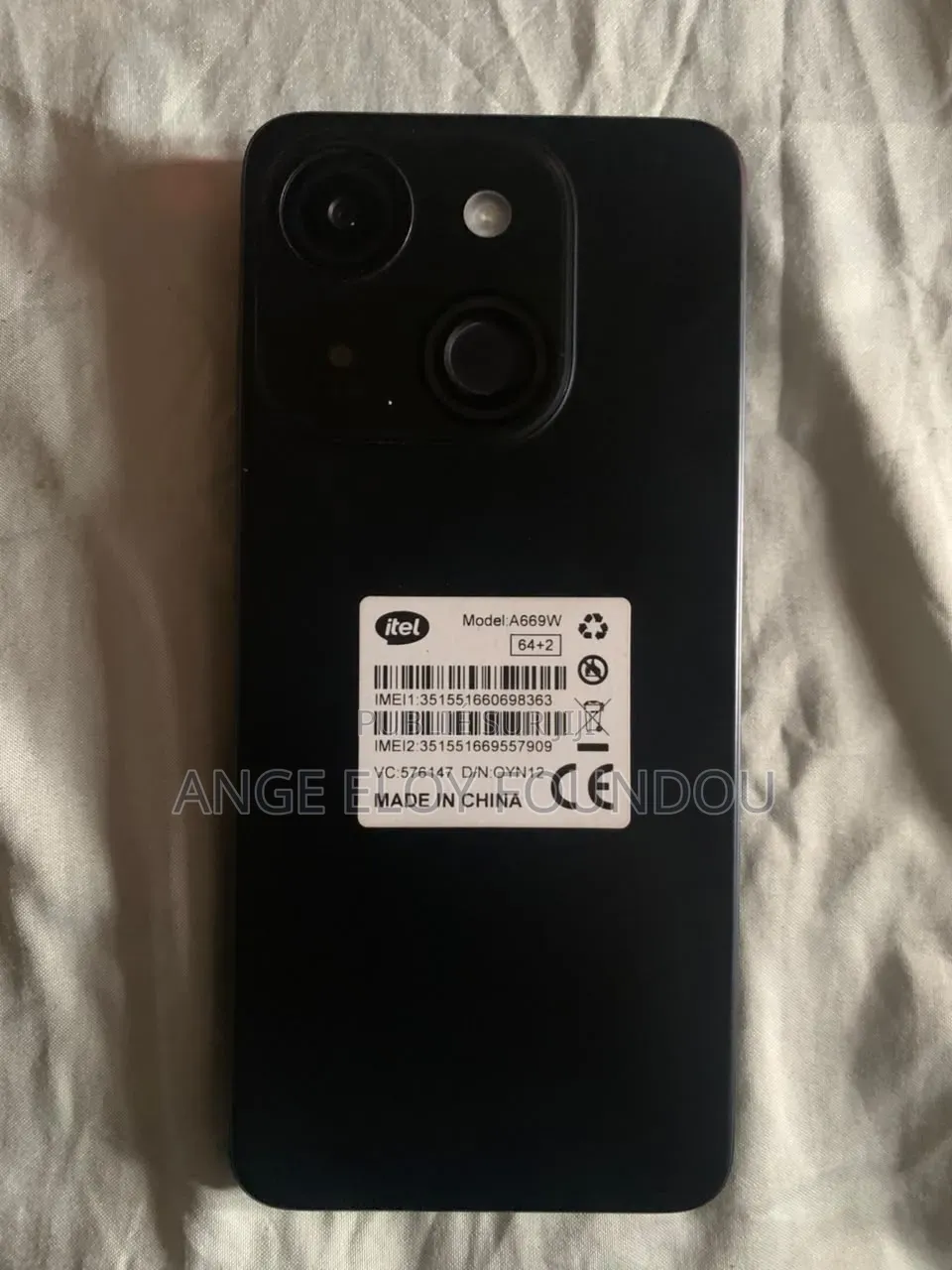 Nouveau Itel A06 64 GB Noir