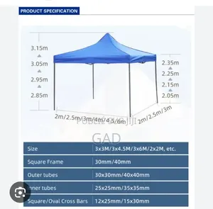 Chapiteau 3/3m