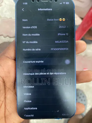 Nouveau Apple iPhone 12 128 GB Bleu