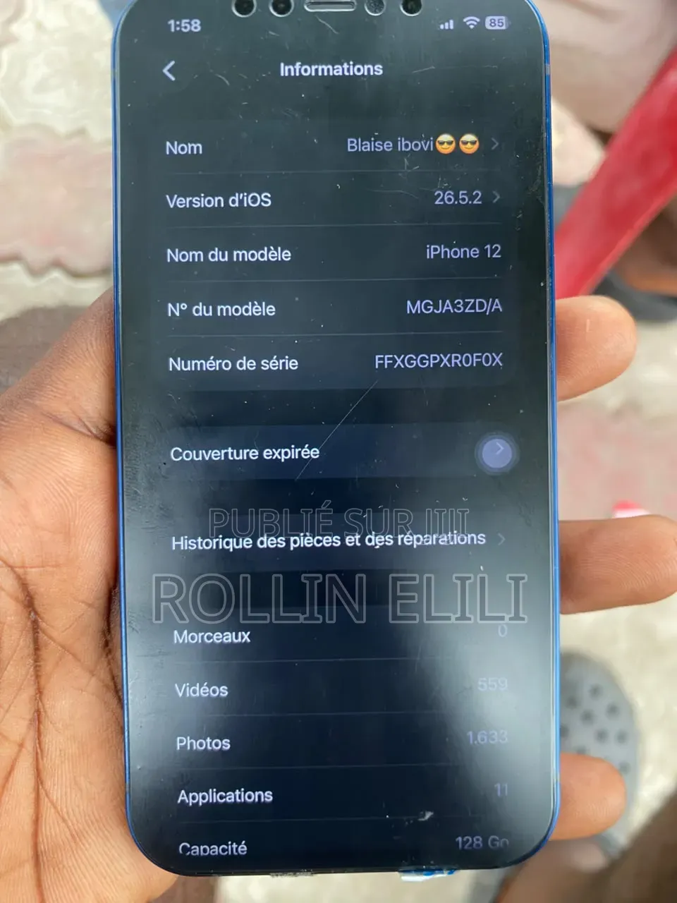 Nouveau Apple iPhone 12 128 GB Bleu
