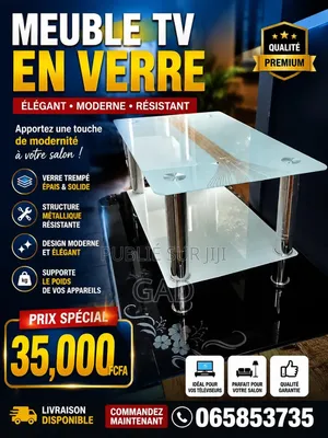Table en Verre Pour Véranda