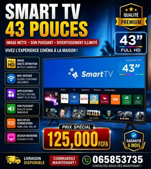 Télévision 43 Pouce Smart TV