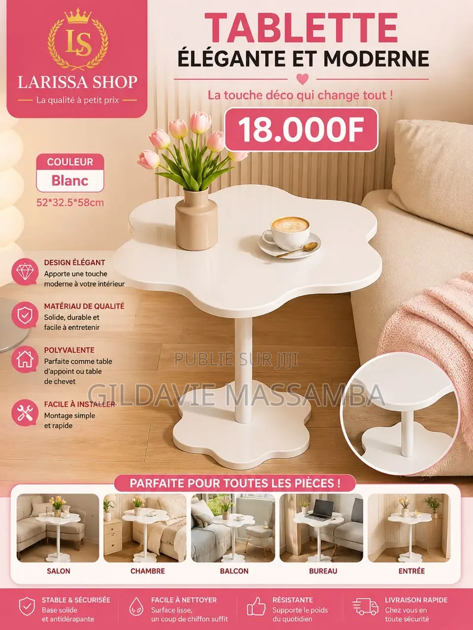 Table d'Intérieur ( Décoration)