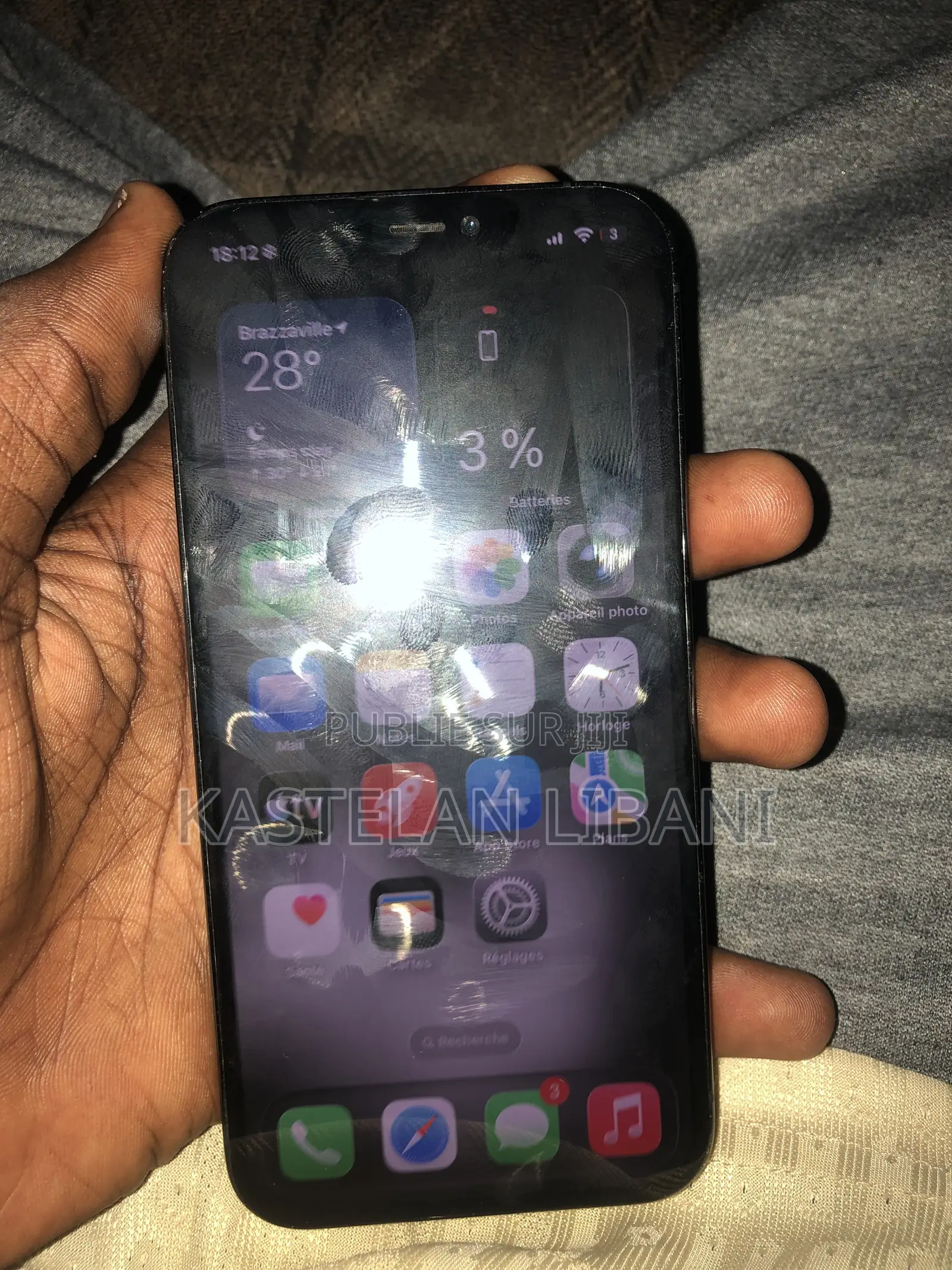 Nouveau Apple iPhone 12 Pro 256 GB Noir