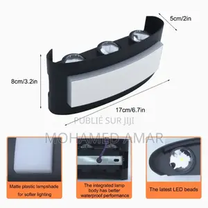 Applique Murale Led 8W 7 Lumières