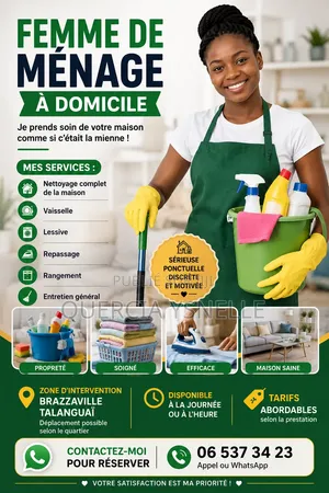 Femme De Ménage, Serveuse P