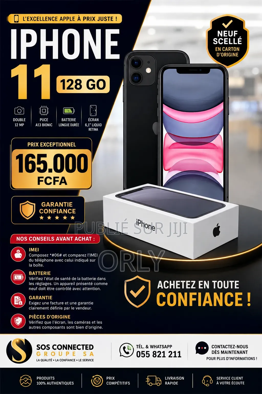 Nouveau Samsung Galaxy M15 128 GB Noir