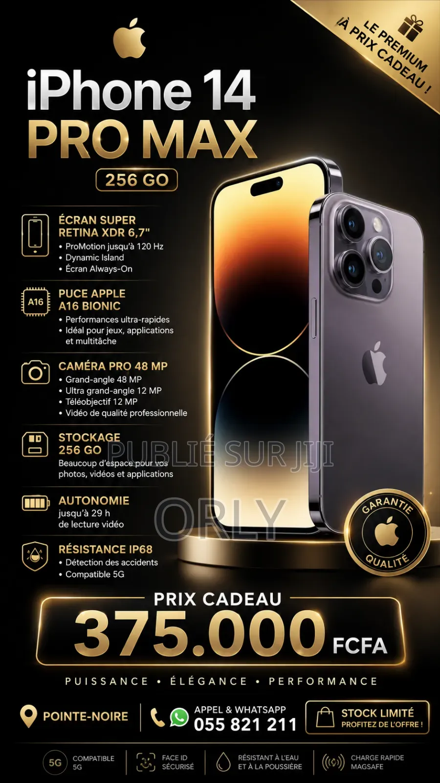 Nouveau Samsung Galaxy M15 128 GB Noir