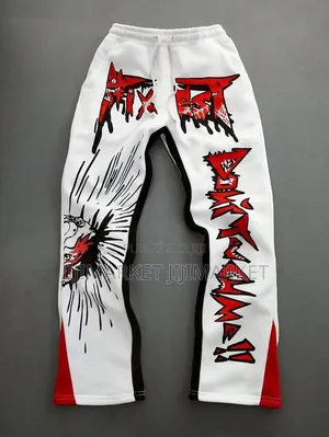 Pantalon Rouge Noir