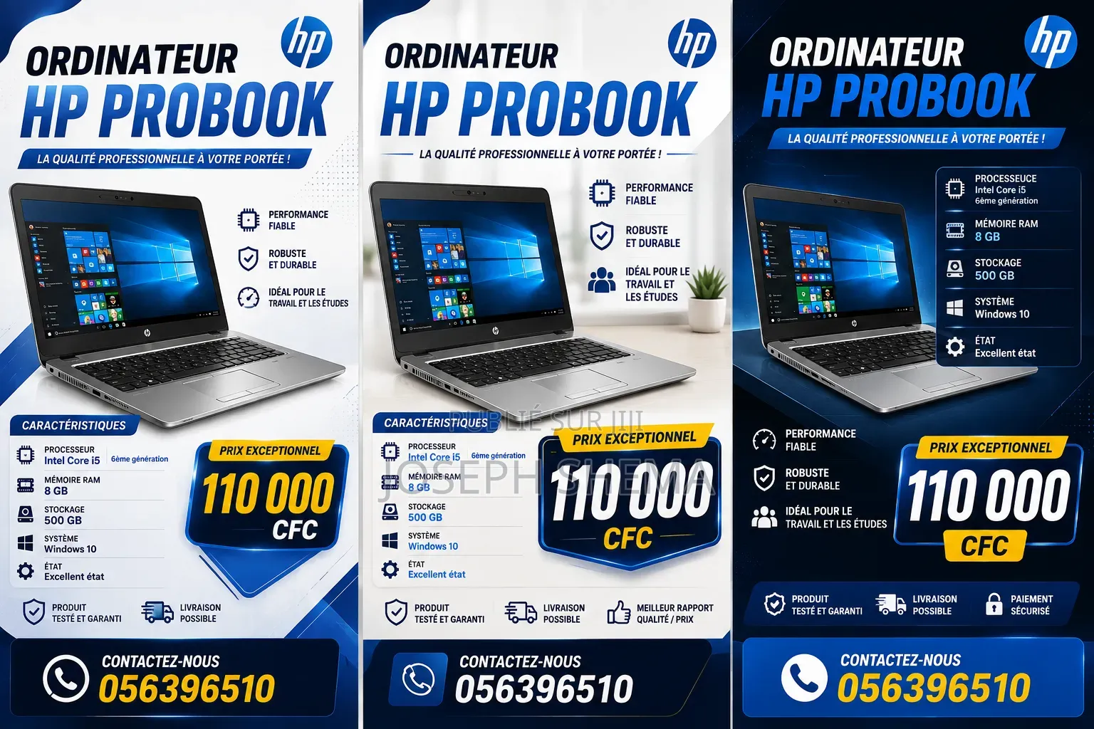 Ordinateur portable HP 650 G6 8GB Intel Core i5 SSD 500GB