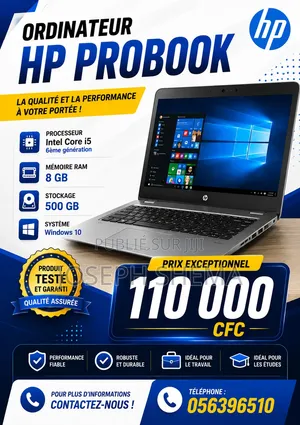 Ordinateur portable HP 650 G6 8GB Intel Core i5 SSD 500GB