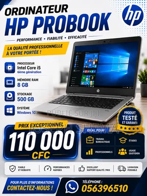 Ordinateur portable HP 650 G6 8GB Intel Core i5 SSD 500GB