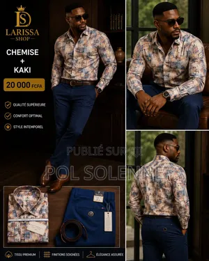 Ensemble Kaki Et Chemise