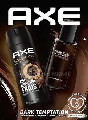  Axe Dark Temptation 150 Ml — Parfum Chocolaté 