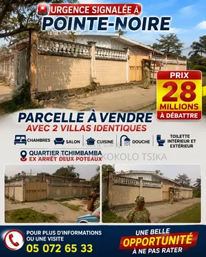 Parcelle À Vendre À Pointe Noire