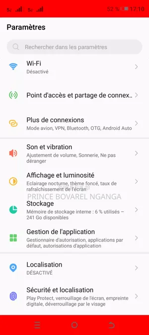 Samsung Galaxy A Jaune