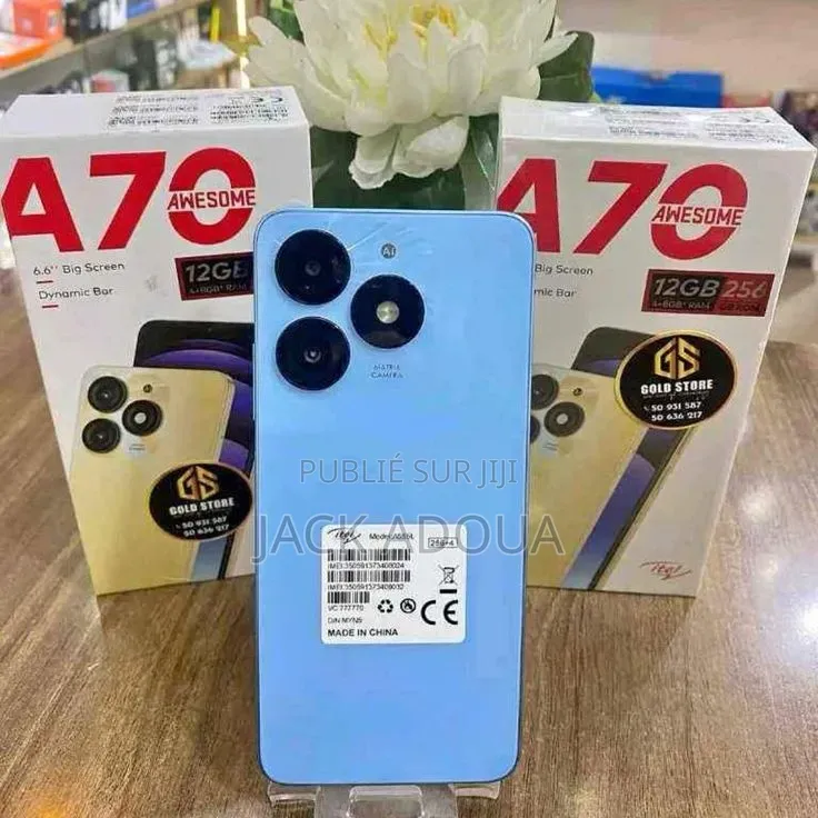Itel A70 128 GB Doré