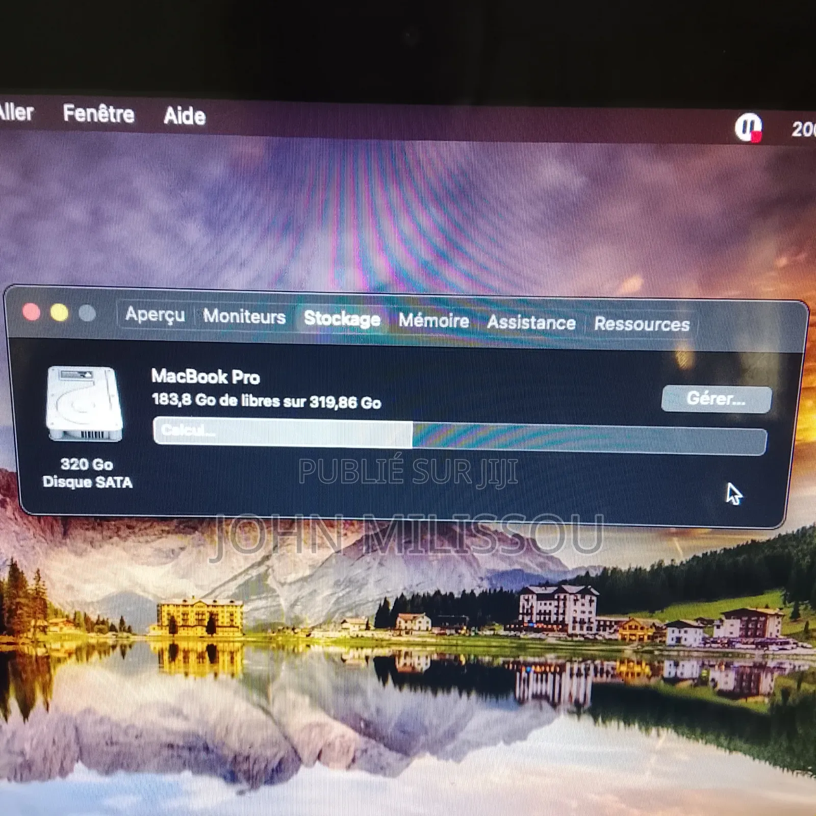 Ordinateur portable Apple MacBook 2012 6GB Intel Core i5 HDD 320GB
