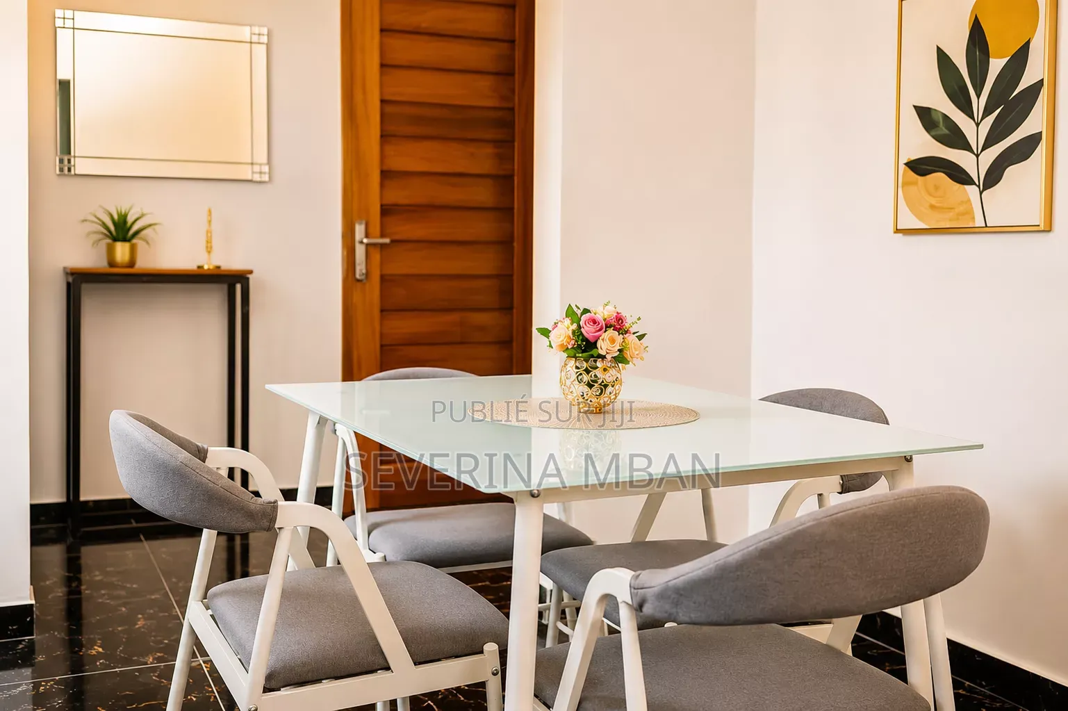 Meublé 1chbre Appartement-terrasse dans San Immo, Poto-Poto à Louer