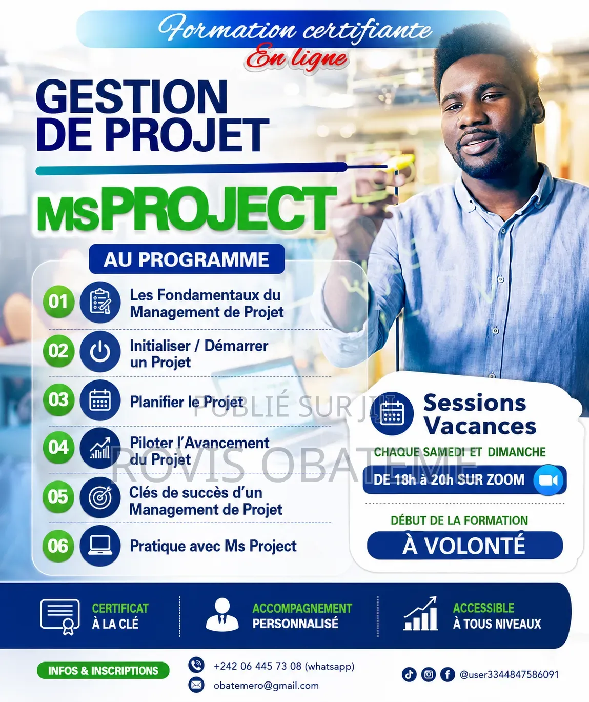 Formation en Gestion Des Projets Et Ms Project.