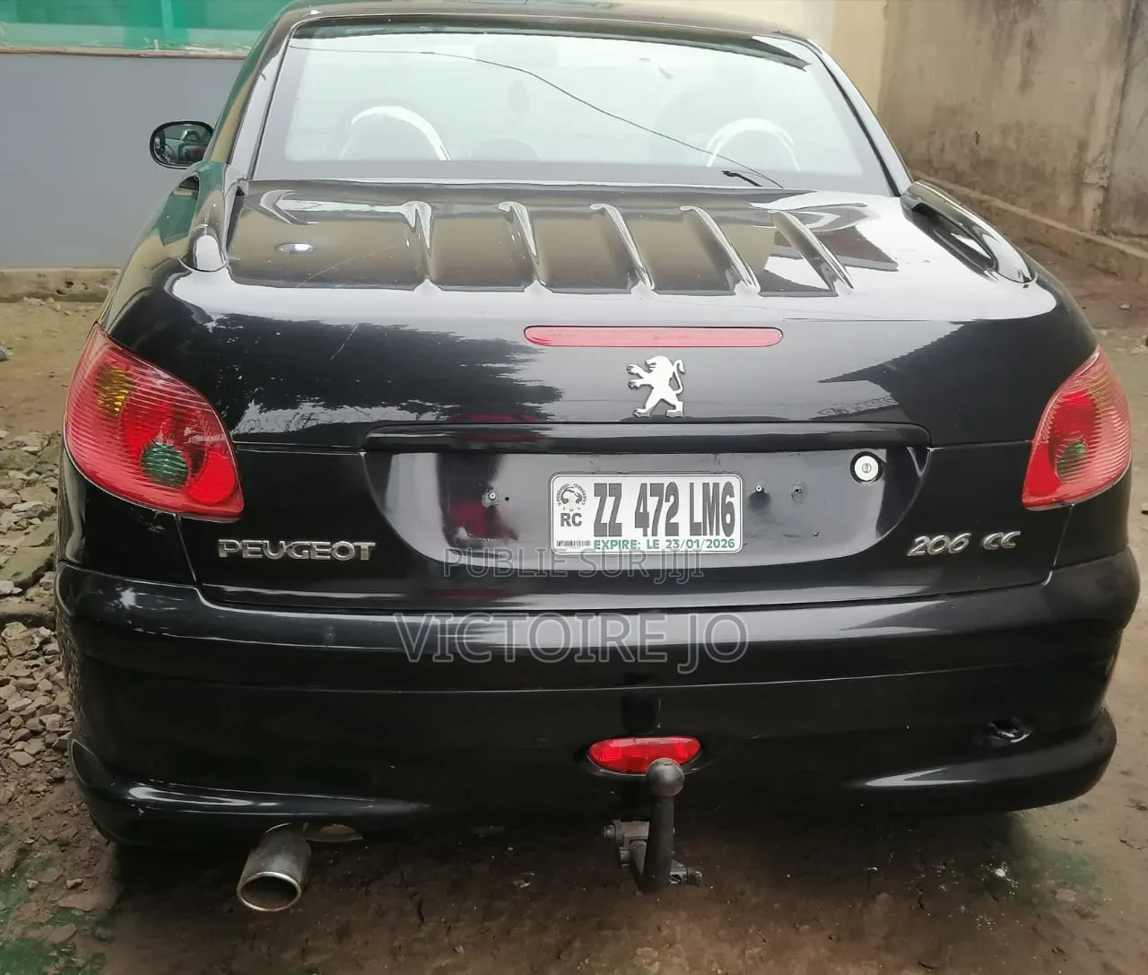 Peugeot 206 2015 Noir