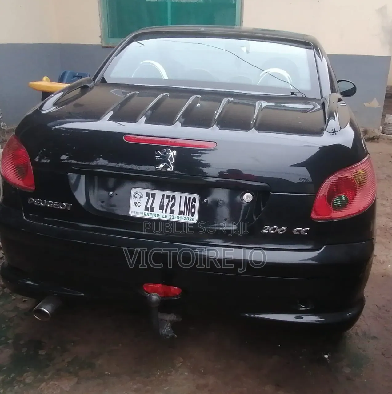 Peugeot 206 2015 Noir