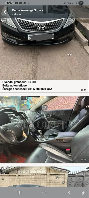 Hyundai Grandeur 2017 Noir