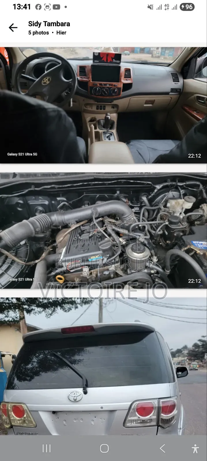 Toyota Fortuner 2015 Gris